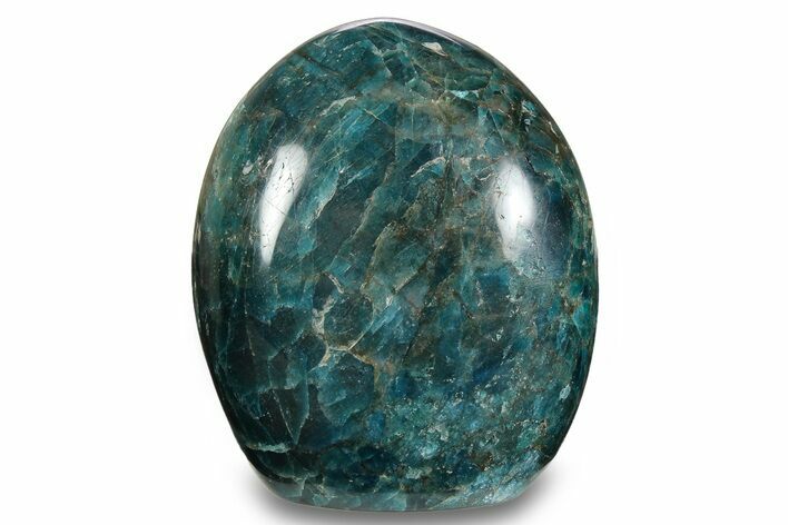 Free-Standing, Polished Blue Apatite - Madagascar #260958